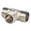 Тройник ННН 1/2"х1/2"х1/2" никелированный STOUT