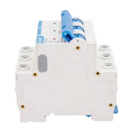 Картинка Выключатель автоматический модульный 3п C 63А 6кА NXB-63 CHINT