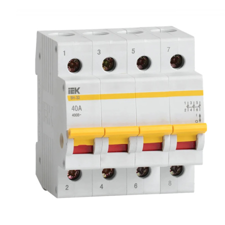 Выключатель нагрузки 4п ВН-32 40А MNV10-4-040 IEK