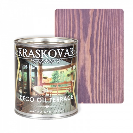 Масло для террас Kraskovar Deco Oil Terrace 0,75 л Лаванда