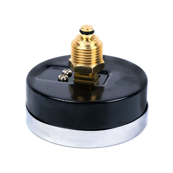 Картинка Термоманометр аксиальный 80 мм 1/2" 10 бар 120°С VALFEX