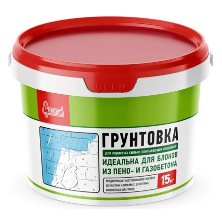 Грунтовка для пористых сильно впитывающих оснований 15 кг СТАРАТЕЛИ
