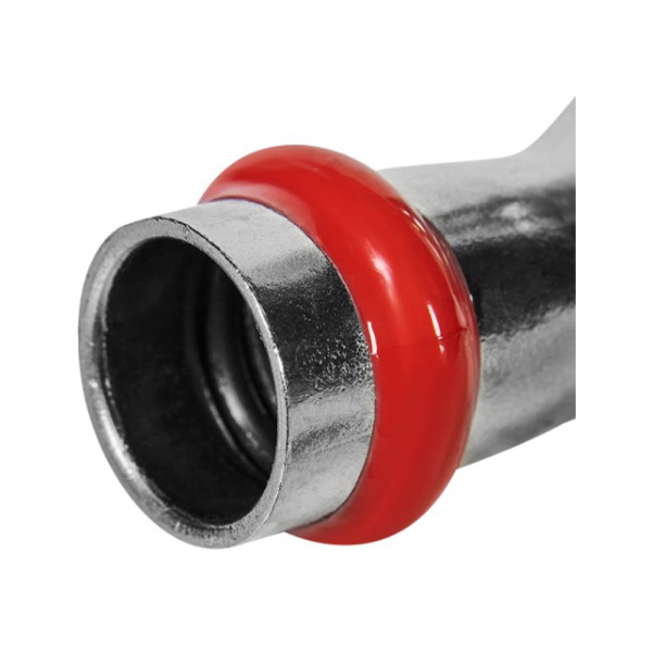 Картинка Угольник однораструбный Впр-Нпр Ø 15 мм 90° Нержавеющая сталь пресс ROMMER