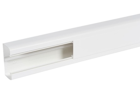 Кабель-канал парапетный 105x50х2000 мм DLP ПВХ пластик Белый 10429 Legrand/Daccord