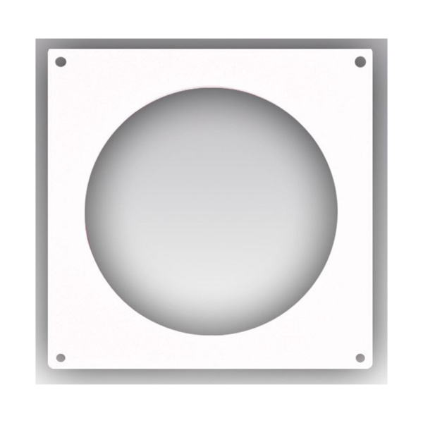 Картинка Вентиляция накладка торцевая D160 205х205 мм 16НКП ERA