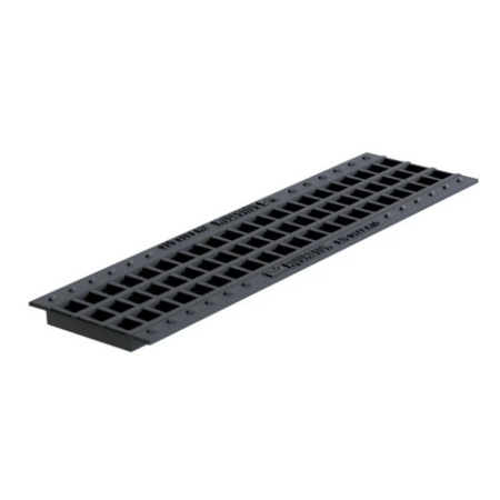 Решетка для лотка 500x136x15 мм пластик ячеистая AQUASTOK NORMA DN100 А15