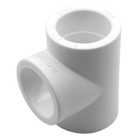 Картинка Тройник 20 мм 90° полипропилен РОСТерм