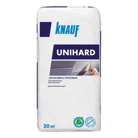 Шпаклевка гипсовая Knauf Unihard 20 кг