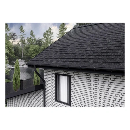 Картинка Гибкая черепица SHINGLAS коллекция Ранчо цвет Платина 2 м² в упаковке