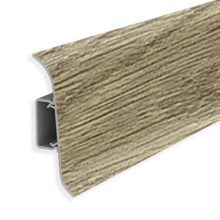 Плинтус К55 Комфорт 2,5 м Карагач