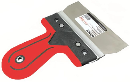 Картинка Шпатель фасадный профи 150 мм Biber