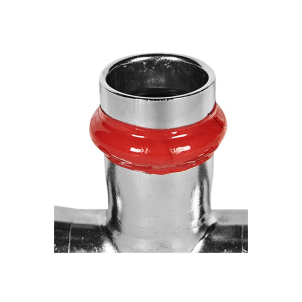 Картинка Тройник Впр-Впр-Впр Ø 18 мм 90° Нержавеющая сталь пресс ROMMER