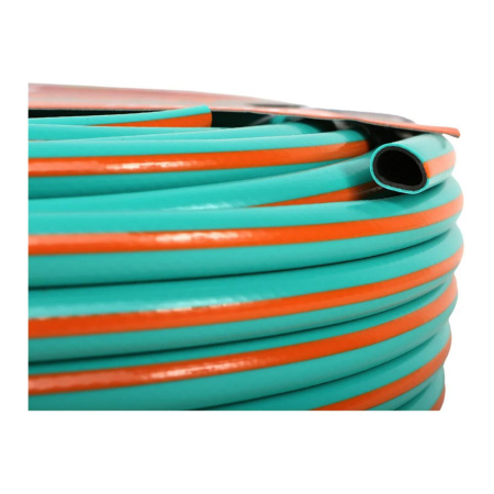 Картинка Шланг поливочный армированный 3-х слойный 1/2" 25 м Оранжево-мятный Sturm