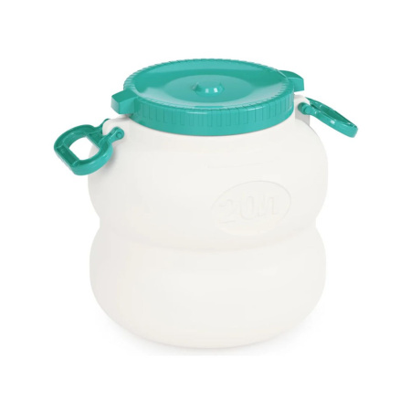 Картинка Канистра-бочка 20 л с крышкой и ручками Байкал М6225