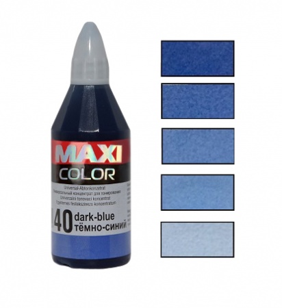 Колер maxi color №40 темно-синий