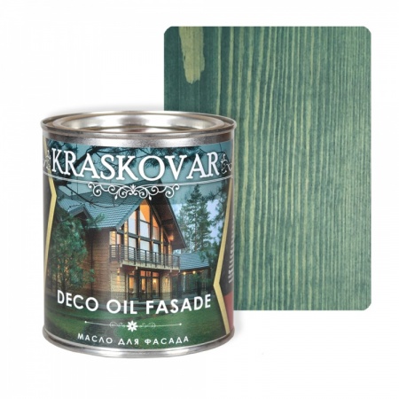Масло для фасада Kraskovar Deco Oil Fasade 0,75 л Изумруд