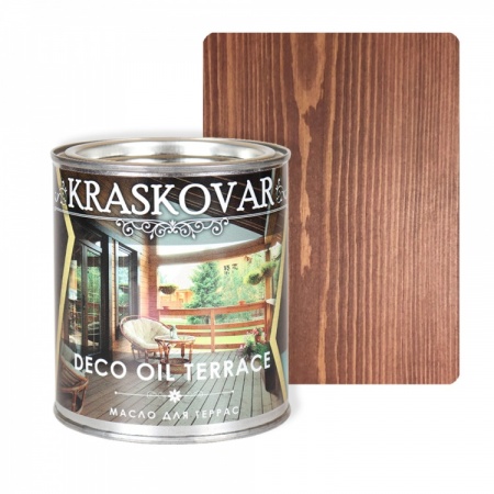Масло для террас Kraskovar Deco Oil Terrace 0,75 л Гранат