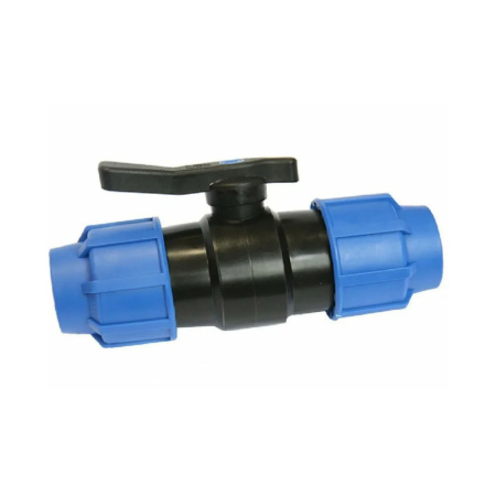 Кран ПНД диаметр  25х25 мм