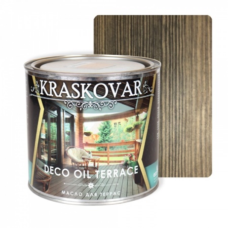 Масло для террас Kraskovar Deco Oil Terrace 2,2 л Эбеновое дерево