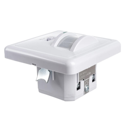 Картинка Датчик движения ИК встраиваемый  500w 140 гр 12 м IP20 Белый SEN1A FERON
