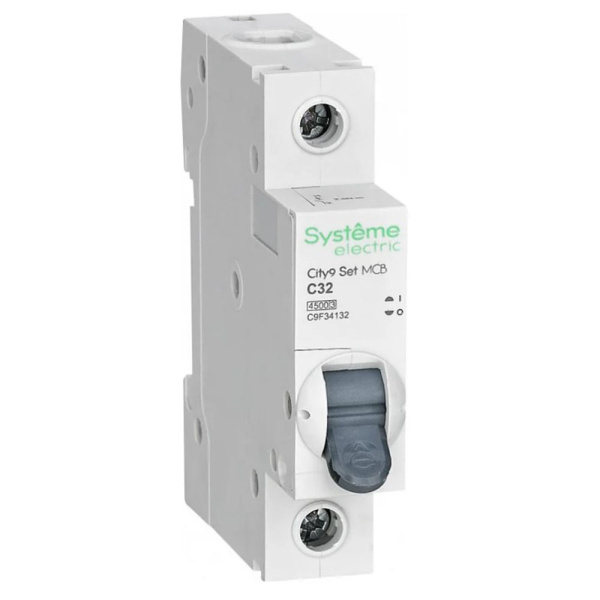 Картинка Выключатель автоматический 1п 32А С 4.5kA 230В City9 Set Systeme Electric