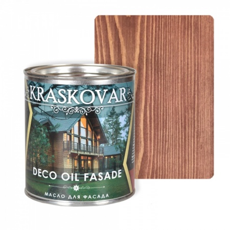 Масло для фасада Kraskovar Deco Oil Fasade 0,75 л Гранат