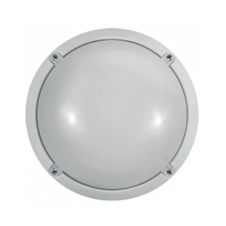 Светильник светодиодный ОНЛАЙТ ДБП-12w 6500К 900Лм круглый пластиковый Белый IP65