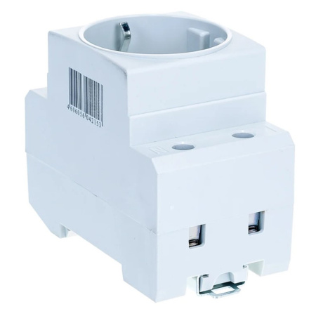 Картинка Розетка силовая на DIN-рейку РАр10-3-ОП IEK