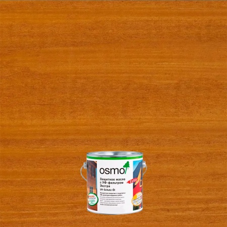 Защитное масло Osmo 428 UV-Schutz-Öl Extra Farbig с уф-фильтром 2.5 л Кедр