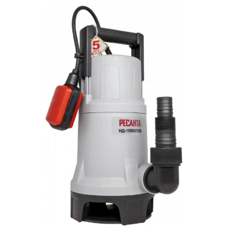 Картинка Насос дренажный Ресанта НД-15500П/35 77/2/6