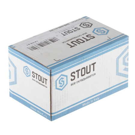 Картинка Коллектор регулирующий 3/4" 2 выхода 3/4" ЕК евроконус STOUT