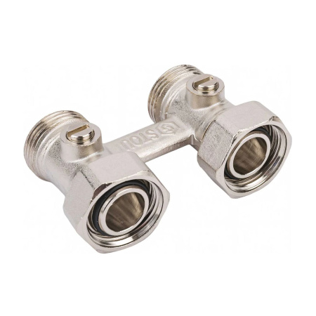 Картинка Узел нижнего подключения радиатора прямой 3/4 STOUT