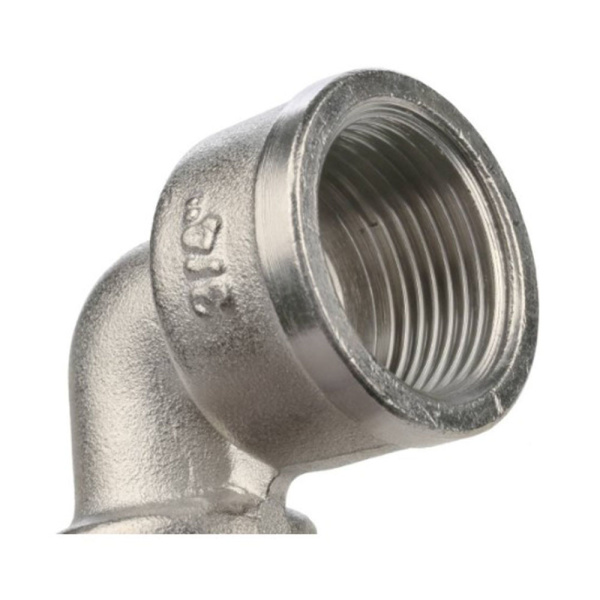 Картинка Угольник переходной ВВ 3/4"-1/2" никелированный STOUT