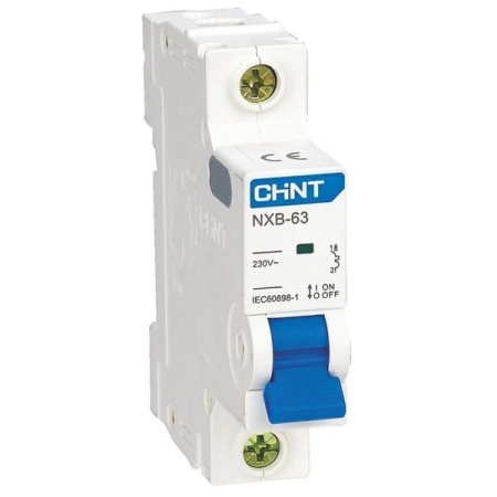 CHINT выключатель автоматический 1п С 10А 4,5кА NXB-63S 296709