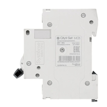 Картинка Выключатель автоматический 2п 63А С 4.5kA 230В City9 Set Systeme Electric