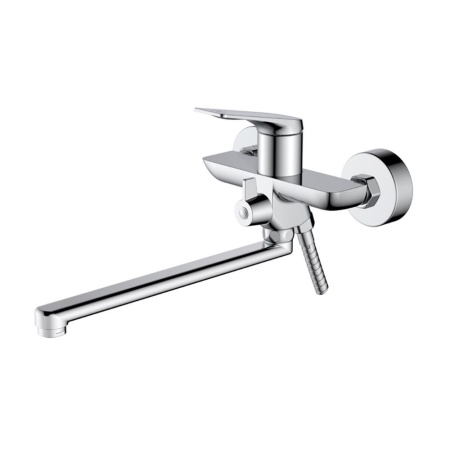 Смеситель для ванны длинный излив латунь VALFEX Adara Chrome VF.22816