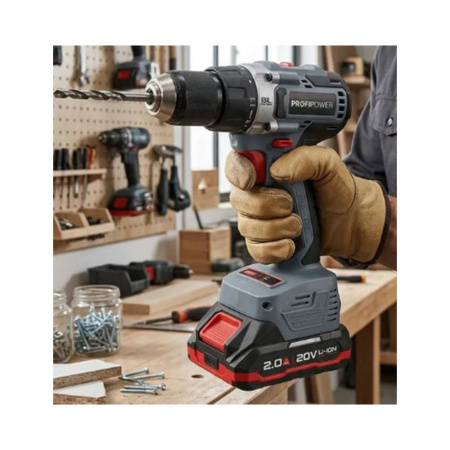 Картинка Шуруповерт аккумуляторный бесщеточный  PROFIPOWER MKBL-20B