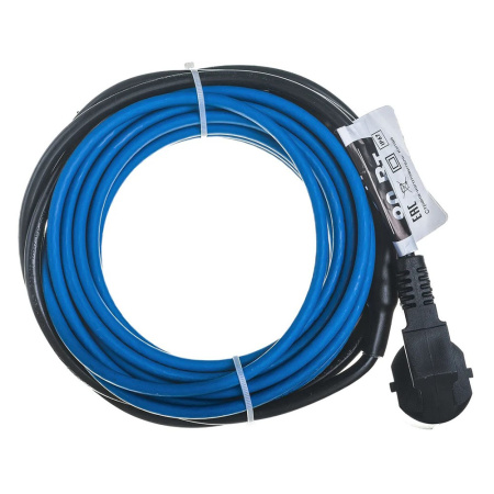 Кабель греющий саморегулирующийся SRL 15MSR-PB на трубу 15м/225Вт REXANT