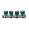 Картинка Коллектор регулирующий 3/4"х1/2" 4 выхода ALATO