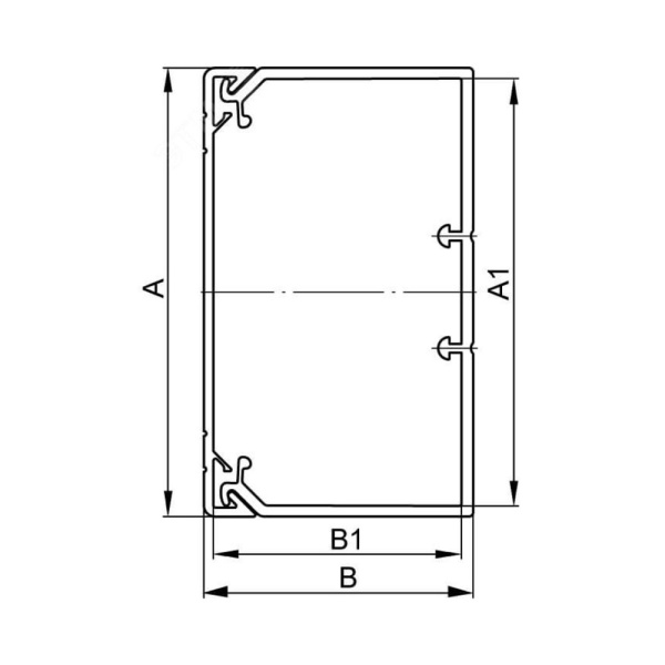 Картинка Кабель-канал ПВХ 200x80 2 м ТА-GN IN-Liner 01793 DKC