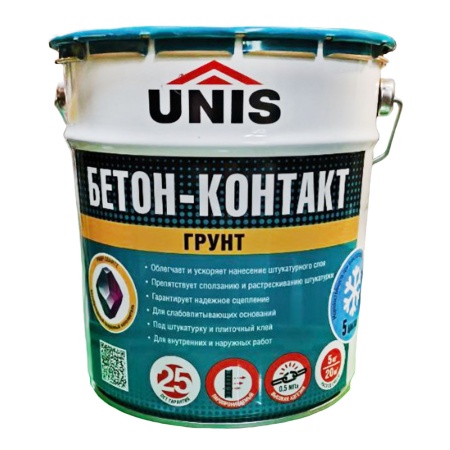 Бетон-контакт 5 кг морозостойкий UNIS Profi