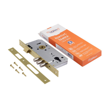 Картинка Корпус замка КЗВР-101 85 мм Золото НОРА-М