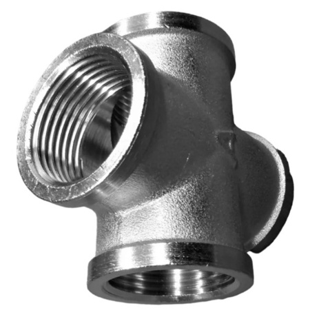 Картинка Крестовина ВВ 3/4' никелированная BFN-012-002 Aquadeel