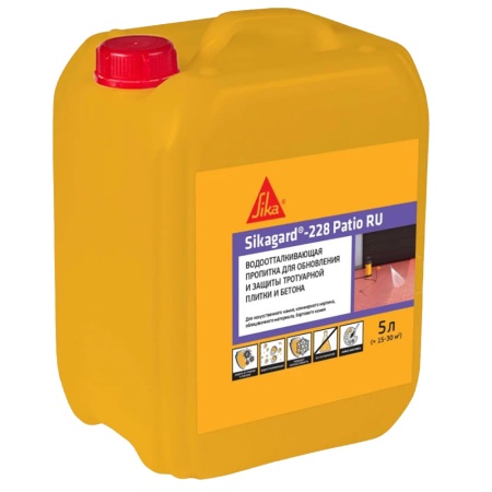 Гидрофобная колеруемая защитная пропитка 5 л Sika gard-228 Patio