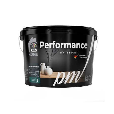 Краска Dufa Premium Home Performance matt для стен и потолков BW Глубокоматовая 2.5 л