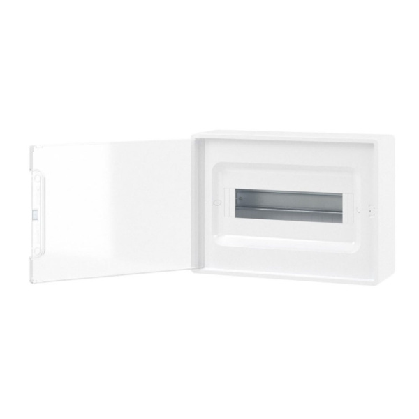 Картинка Корпус пластиковый настенный FRAME ЩРН-П-12 IP41 прозрачная дверь F12W1WT DKC