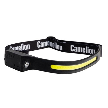 Фонарь налобный 2 LED 3Вт светодиодный аккумуляторный Camelion LED53406