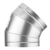 Картинка Отвод для круглых воздуховодов оцинкованная сталь Ø 200 мм 45°