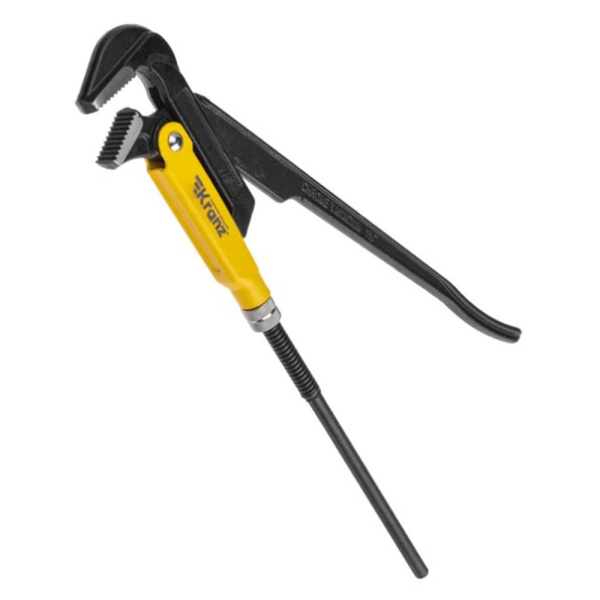 Картинка Ключ трубный рычажный № 2 литой L 400 мм KR-12-5903 KRANZ