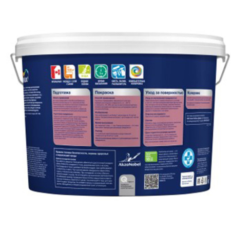 Картинка Краска для обоев и стен 9 л Dulux Easy